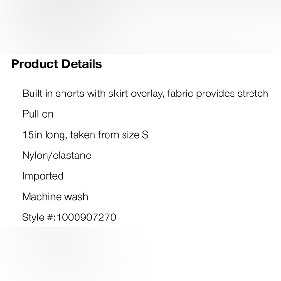 SPANX Sunshine Skort 💙 - Picture 4 of 4